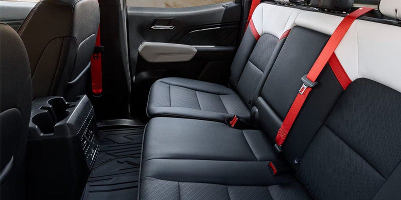 2026 GMC Canyon backseat interior in Garden City Park NY showing spacious seating and comfort for passengers