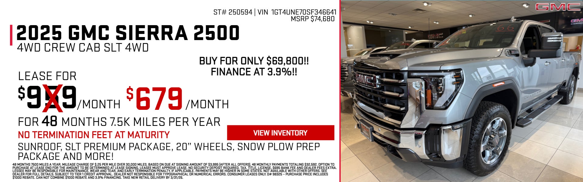 White 2025 GMC SIERRA 1500