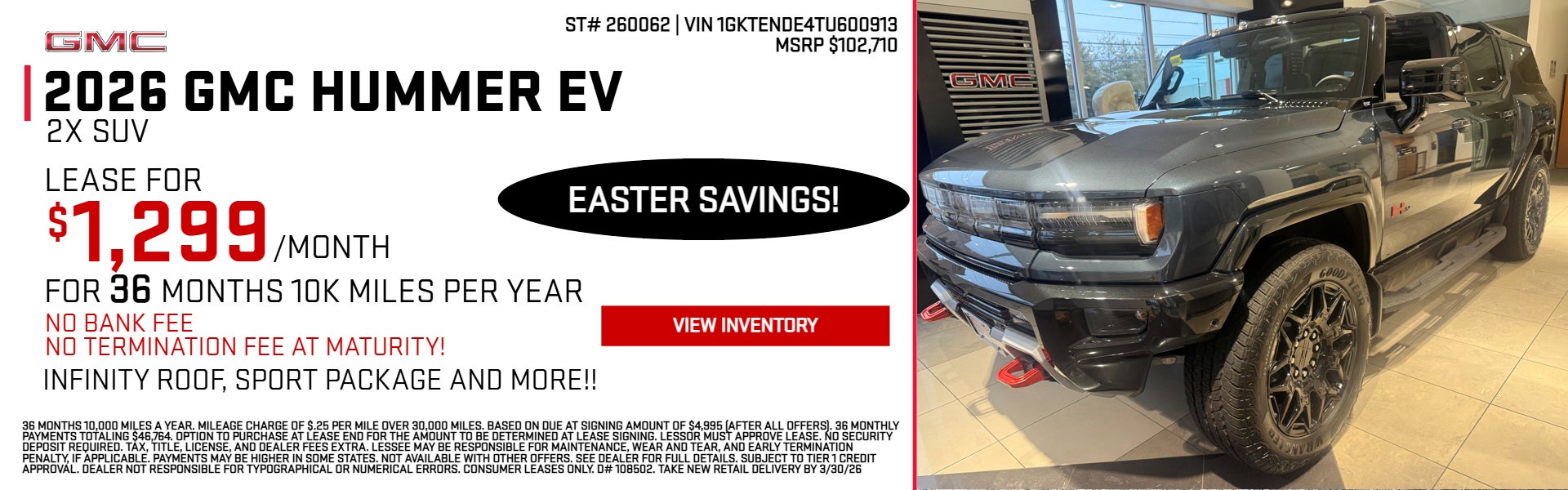 2026 Hummer EV on offer