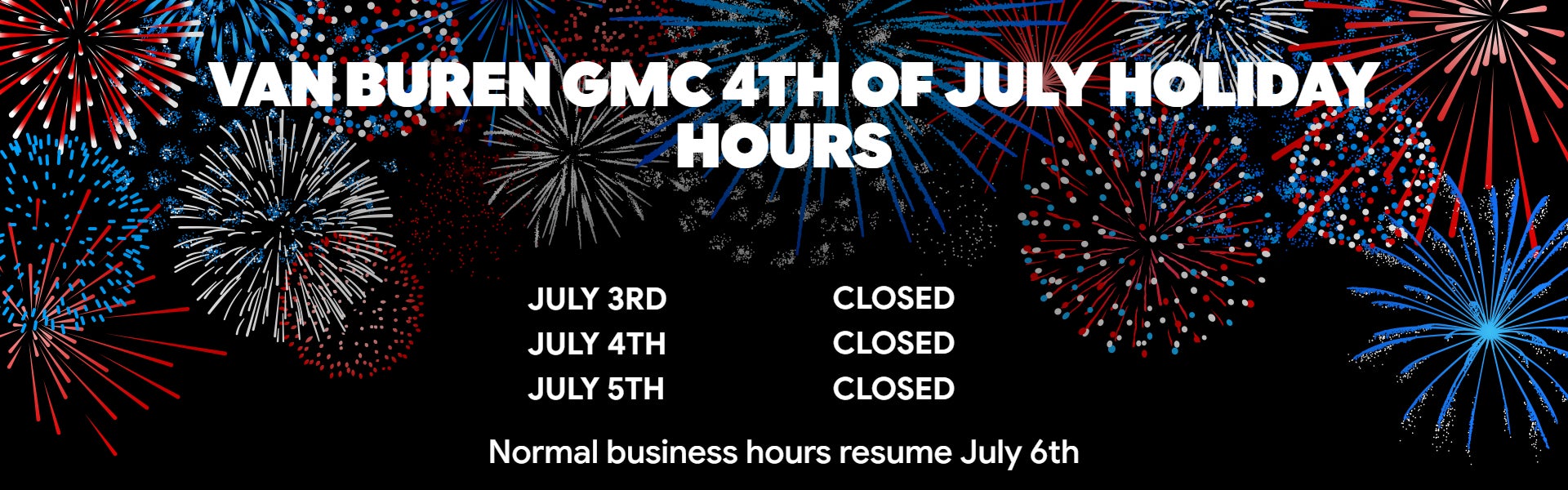 Holiday hours