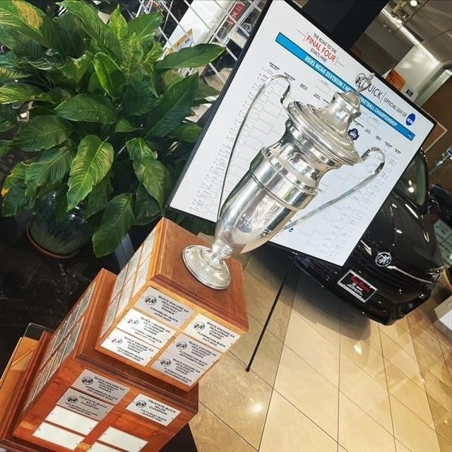 The trophy with many names attached to it